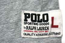 ◆SALE◆【新品】ラルフローレン ■ コットンフーディ ■ メンズ XXL / US XL ■ フード付きTシャツ グレー ロゴ POLO RALPH LAUREN 正規品_画像5