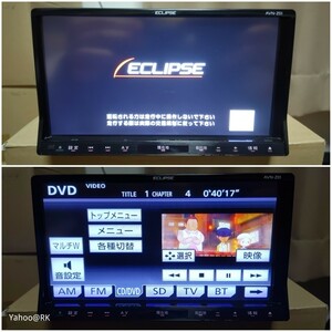 イクリプス ナビ 型式 AVN-Z01 DVD再生 Bluetooth テレビ フルセグ CD録音 SDカード USB AUX