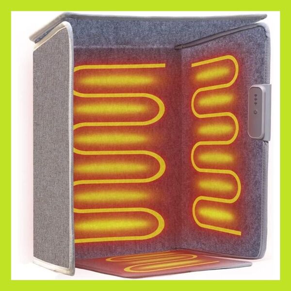 パネルヒーター●足元ヒーター 足用暖房 節電 3段階調整 即暖 折りたたみ