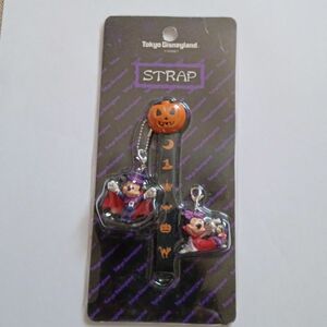 【新品未使用】ディズニー　ミッキー　ミニー　ストラップ　ハロウィン