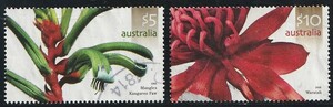 オーストラリア2006＃2491－独特の花(５・１０ドル)2完 済　＄19.50