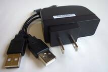 ELECOM エレコム USB充電器 ACアダプター ADP29-016 SYS1475-0505-W2 5V 1A 黒 ブラック スマホ充電 _画像2