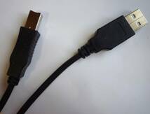 USB2.0ケーブル 1m タイプA オス - タイプB オス A to B USB A - B USB接続ケーブル USBケーブル Type A - Type B 黒 ブラック _画像3