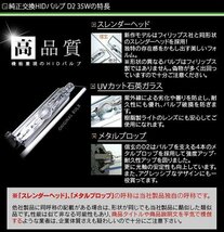 トヨタ アルファード10系 エスティマ30 40系 ヴォクシー ノア60系に D2R 6000K 純正交換 HID 新品 Model 信玄 車検対応 安心の1年保証★_画像6