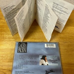 ◎LAURA PAUSINI SpanishVersion (Italian Pops/Selections From 1st & 2nd)※米盤CD/ジャケ難有(Water Damage)【WEA LATINA 96156-2】94年の画像5