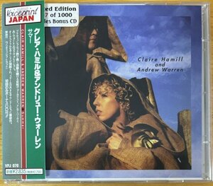 ◎CLAIRE HAMILL AND ANDREW WARREN/Summer※国内仕様盤CD(UK盤＋解説/帯付)/初回BonusCD付(限定1000枚)【VOICE PRINT J. PJ 070】