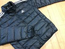 adidas エッセンシャルズ ダウンジャケット IZG13(ブラック)Ｌ_画像2