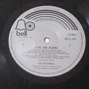 U.K./Bell盤LP ★ The Delfonics ：1974年第5作『Alive & Kicking』R&B.34位/＜I Don't Want To Make You Wait＞Thom Bell/ The Stylisticsの画像6