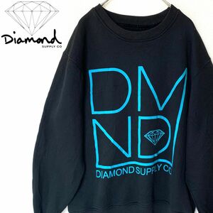 Diamond Supply ダイヤモンドサプライ スウェットトレーナー ロゴプリント ヴィンテージ