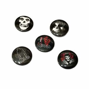 Misfits バッジ5個セット ミスフィッツ Skull