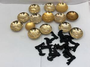 金杯 金盃 セット まとめ売り 金メッキ 24K GP 24KGP 干支 打ち出の小槌 1972年札幌オリンピック 菊紋 縁起物 和風 置物 飾り 23092102