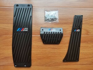 ◆新品◆BMW Mスポーツ アルミ ペダル 1 3シリーズ ブラック X1 X3 F20 F25 F30 E46 E87 E88 E89 E90 E92 E93