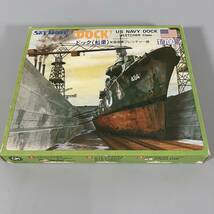 Z3-090　DOCK ドック (船渠) 米国海軍フレッチャー級 GM グリーンマックス スカイウェーブシリーズ 1/700 中古 未組立 [最終出品]_画像1