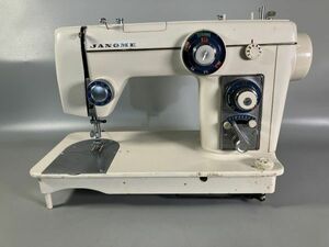 W1-696 JANOME ジャノメ MODEL 801 ミシン レトロミシン 手工芸 裁縫 裁縫道具 昭和レトロ ハンドクラフト アンティーク