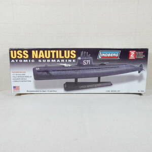 (17B79) USS NAUTILUS (原子力潜水艦 ノーチラス) LINDBERG(リンドバーグ) 1/300 No.70884 内袋未開封 未組立て