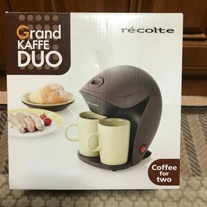 Grand KAFFE DUOレコルト　グランドカフェデュオ　GKD-1 新品未使用　コーヒーメーカー ペーパーレス