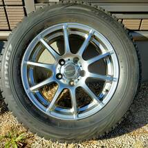 スタッドレス ブリヂストン BLIZZAK 215/60R16 アルミ A-TECH SCHNEIDER GtaG 4本セット_画像1