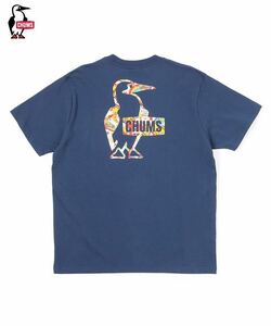 CHUMS Booby Logo Rainbow Islands T-Shirt Navy チャムス ブービー ロゴ レインボー アイランズ Tシャツ ネイビー／紺 CH01-2389／XXL