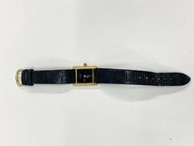 Cartier カルティエ マストタンクアメリカン 725 レディース腕時計 黒文字盤 ブラック×ゴールド 稼働品 手巻き アンティーク ヴィンテージ_画像3