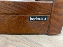 Karimoku カリモク オールド シューズラック スリッパラック 靴箱 木製 和風 花台 棚 下駄箱 電話台 格子 ６段_画像8