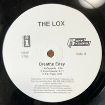 レア 正規なし 倉庫出 1999 The Lox / Breathe Easy Original US Promo Collector's Edition 12 Interscope INT8P-6759 Ruff Ryders 絶版_画像4