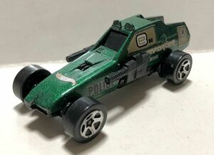 訳あり 2001 Enforcer Super Cannon エンフォーサー スーパー キャノン Larry Wood ラリー ウッド Police Cruisers セットばらし グリーン