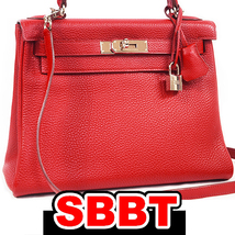 エルメス　ケリー28　内縫い　ルージュガランス　赤　S金具　トゴ　□L刻印 ケリー Rouge garance togo HERMES 本物 sbbt_画像1