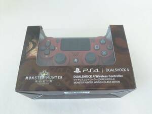 PS4 ワイヤレスコントローラー DUALSHOCK4 MONSTER HUNTER: WORLD LIOLAEUS EDITION モンスターハンター モンハン CUHJ-15008 新品 未使用