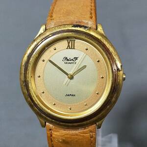 5510/20　GJ52531　Peterf　QUARTZ　07019-01　3針　ゴールドカラー　腕時計
