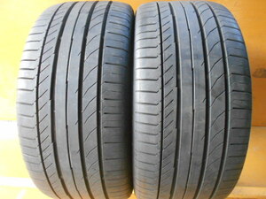 A4340 コンチネンタル Conti Sport Contact5 SSR RSC 255/40R18 2本セット 溝有 ランフラット