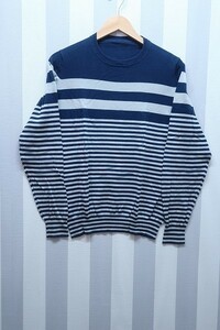 at2189/uniform experimentPANEL BORDER CREW NECK KNIT UE-130104 ユニフォームエクスペリメント パネルボーダークルーネックニット 