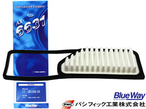 ミラ イース LA300S LA310S H23/9～H29/5 エアエレメント エアー フィルター クリーナー パシフィック工業 BlueWay