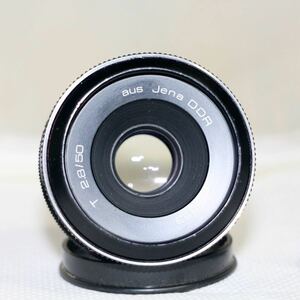 ★美品★実写作例有り★ CARL ZEISS JENA TESSAR 50mm f2.8 / M42マウント レンズ テッサー カールツァイス ★Kマウント変換アダプター付き