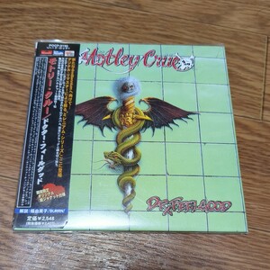 MOTLEY CRUE 「 DR. FEELGOOD 」デジタルリマスター　ミレニアムシリーズ　限定盤　名盤