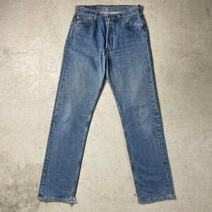 90年代 USA製 Levi's リーバイス 501 ストレート デニムパンツ レディース企画 表記W30メンズW28相当