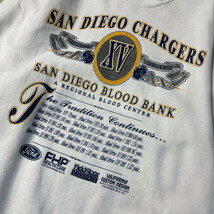 80年代 USA製 NFL サンディエゴ・チャージャーズ プリント スウェットシャツ メンズL_画像2