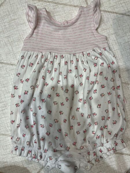 baby gap ロンパース 3-6months 60cm 切り替えロンパース
