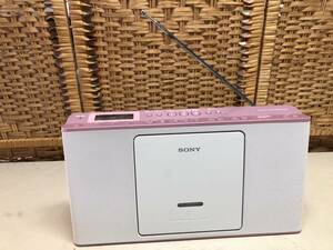 YU-2080　 SONY ZS-E80 パーソナルオーディオシステム CDラジオ ソニー　本体のみ　2015年製　パーツ取り　通電のみ確認済み　MME　ヤ/80