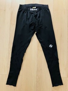 【良品】ATHLETA アスレタ★インナータイツ★黒★M