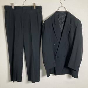 [ прекрасный товар ]ZEN JACzen Jack двойной выставить костюм черный костюм шерсть 100% мужской M размер праздничные обряды траурный костюм платье вечеринка 