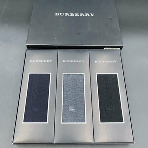 G1006 【未使用品】BURBERRY LONDON バーバリー ビジネスソックス メンズ靴下 メンズソックス 松坂屋購入