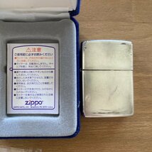 G1013 火花OK・美品 ZIPPO/ジッポー STERLING SILVER/スターリングシルバー 2000年製 純銀 シルバー SV925 ライター　_画像3