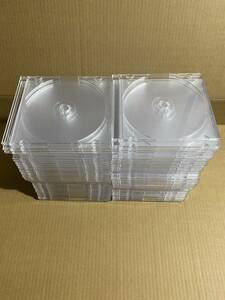 CD DVD プラスチックケース　スリムタイプ80枚