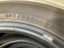 バリ溝 '21~22年製 YOKOHAMA BluEarth-Es ES32 エコス ES31 165/55R14 4本セット ヨコハマ ブルーアース (YW1166)_画像5