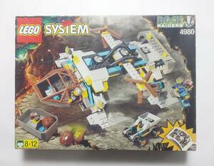 ★未使用★ LEGO 4980 レイダースホーバー ロックレイダース　Tunnel Transport ROCK RAIDERS　レゴブロック 絶版