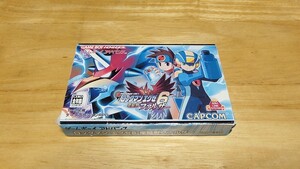 ★GBA「ロックマンエグゼ6 電脳獣ファルザー」箱・取説・ハガキ・チラシ・訂正表付き/CAPCOM/GAMEBOY ADVANCE/ACTRPG/レトロゲーム