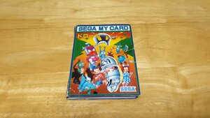 *SEGA MY CARD[ draw ru(DROL)] box * manual attaching /SC-3000/SG-1000/ action /ACT/ retro game *