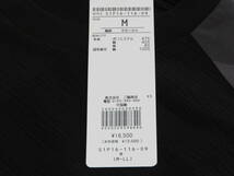ブラックレーベル クレストブリッジ 半袖肩チェックカットソー Mサイズ　黒 16,500円_画像7