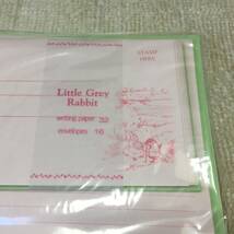 【未使用】Little Grey Rabbit レターセット リトルグレイラビット 手紙セット ファンシー うさぎ 便箋 封筒 未開封_画像3