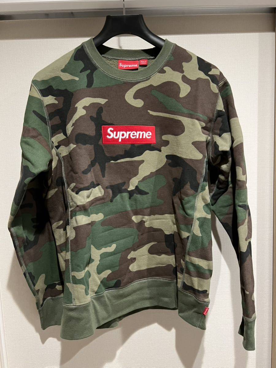 Supreme シュプリーム 18AW クルーネック XL crewneck 黒 ブラック